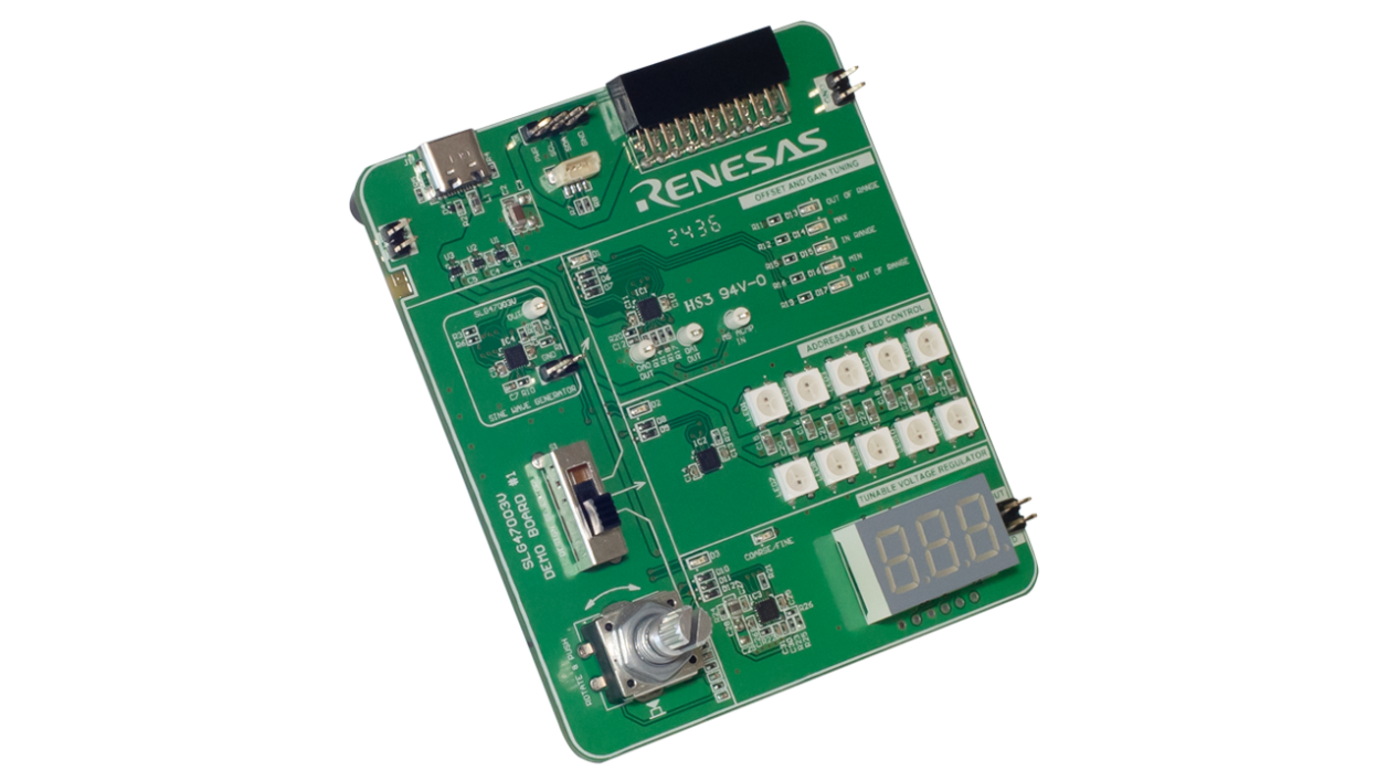 SLG47003V-DMO Demonstration Board