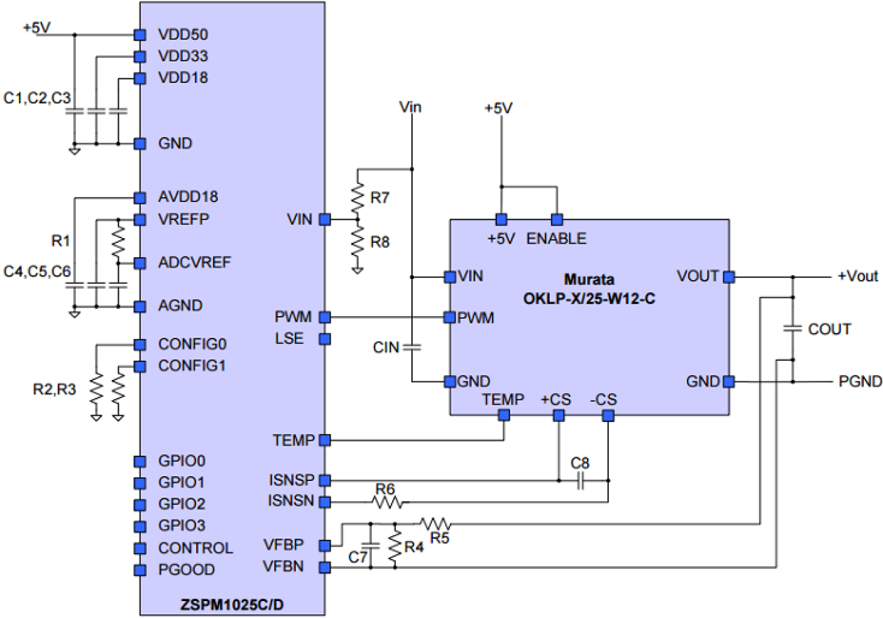 ZSPM1025C - Application Circuit