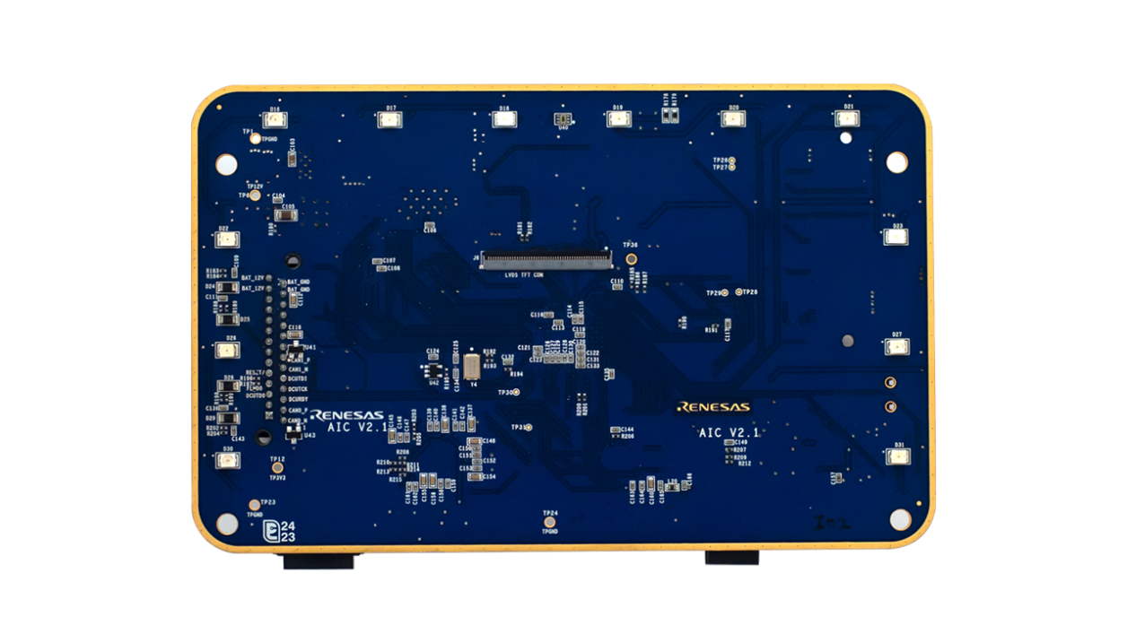 AIC-V2 リファレンスデザインボード - 底面