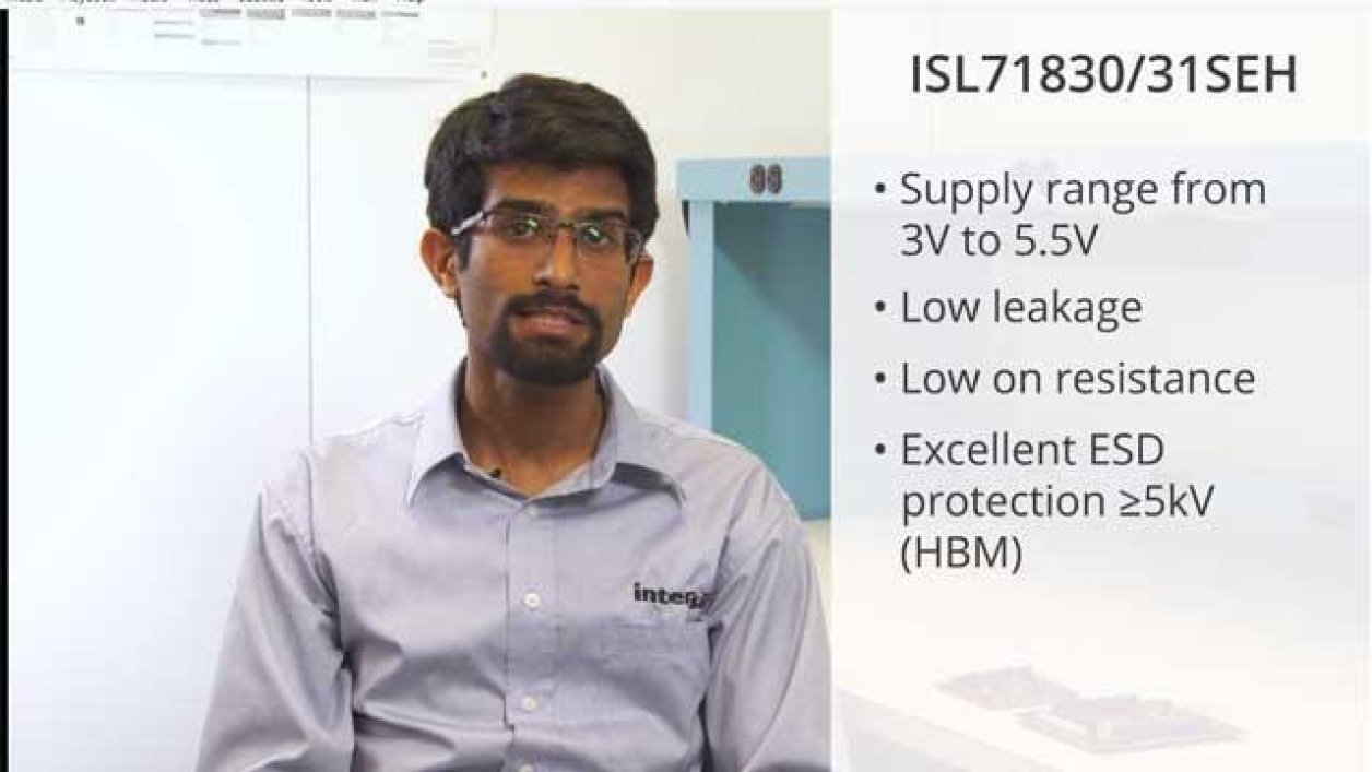 ISL71830SEH, ISL71831SEH Rad Tolerant 5V Multiplexers