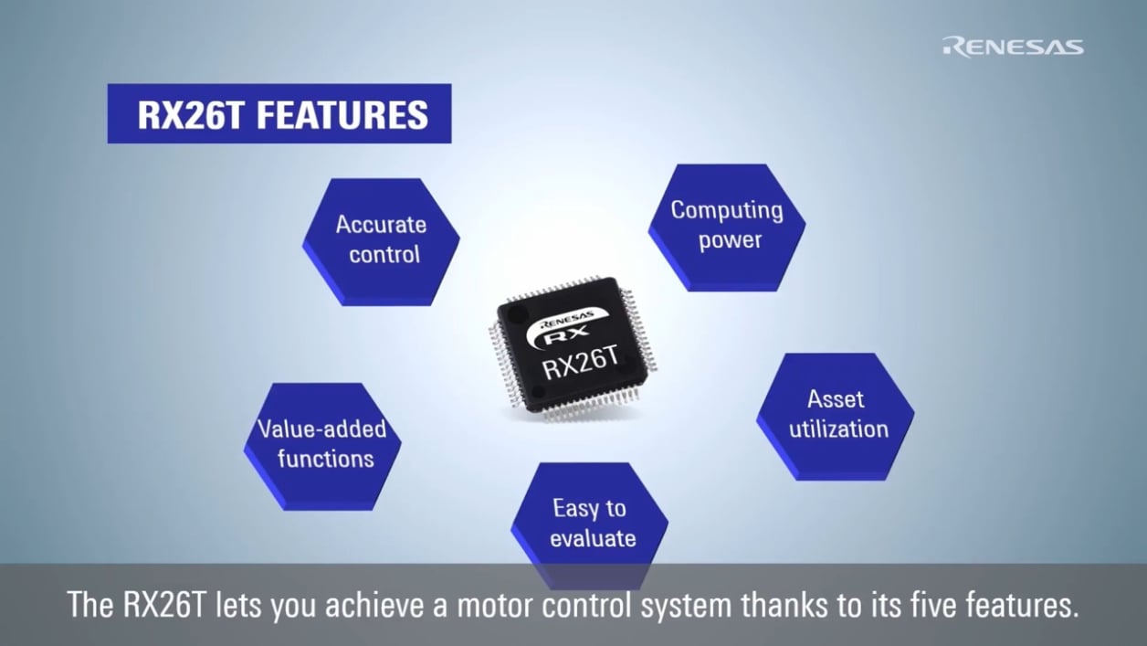Introducing 32-bit RX MCU RX26T