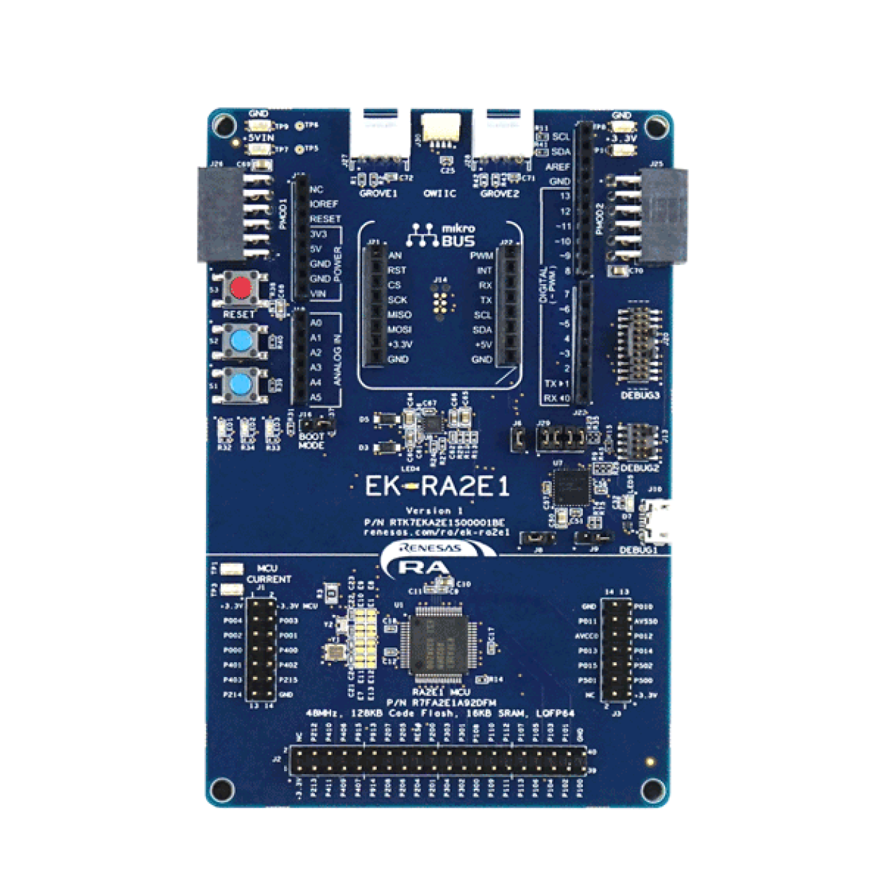 EK-RA2E1 Board