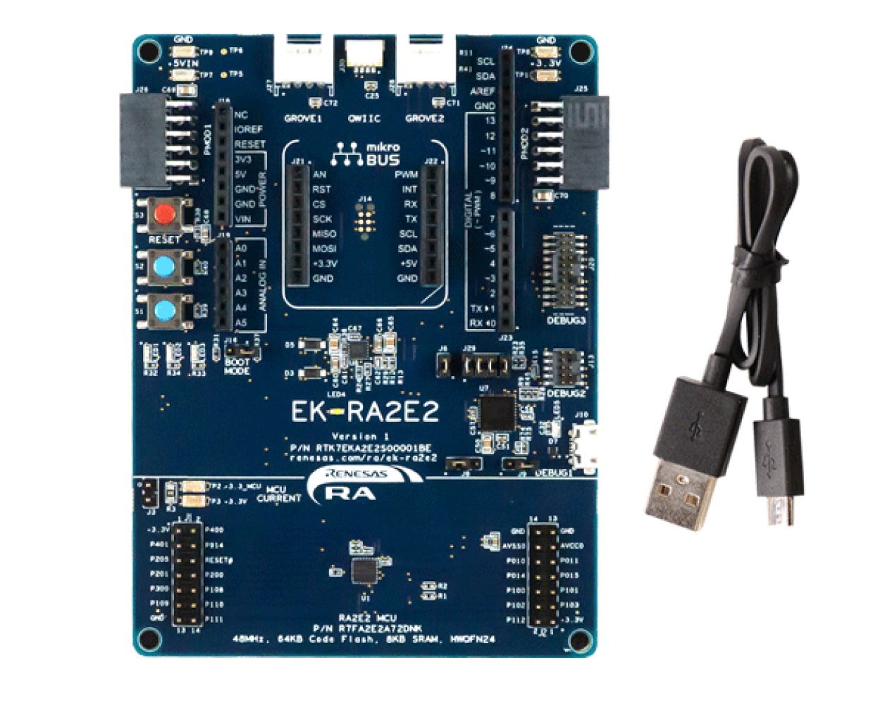 EK-RA2E2 Kit Contents