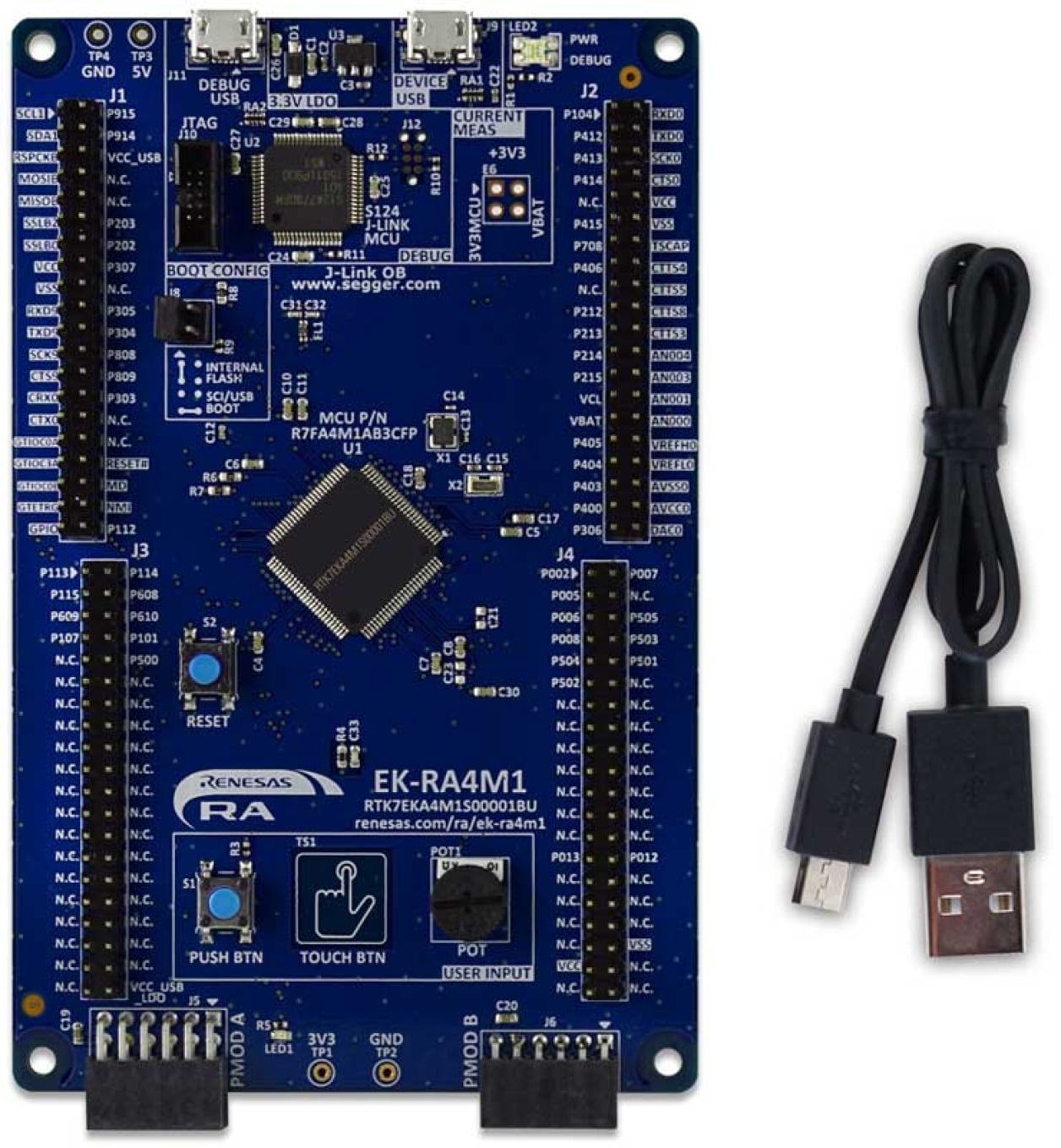 EK-RA4M1 - RA4M1 MCUグループ評価キット | Renesas ルネサス