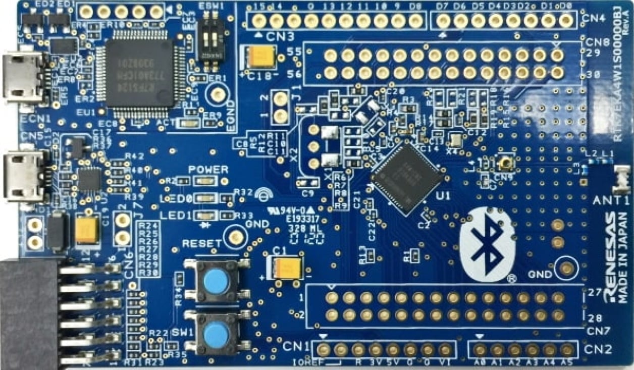 EK-RA4W1 - RA4W1 MCUグループ評価キット | Renesas ルネサス