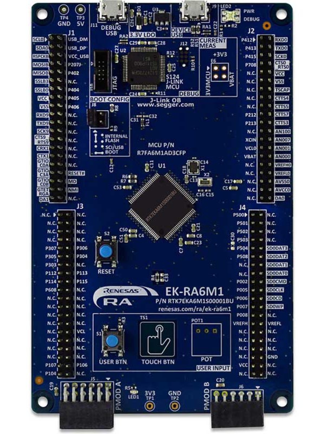 EK-RA6M1 - Evaluation Kit for RA6M1 MCU Group | Renesas