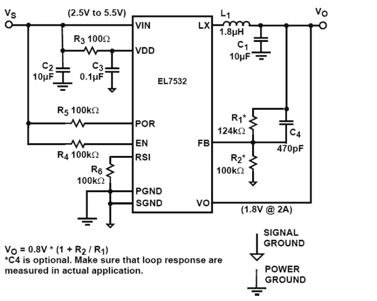 EL7532 Functional Diagram