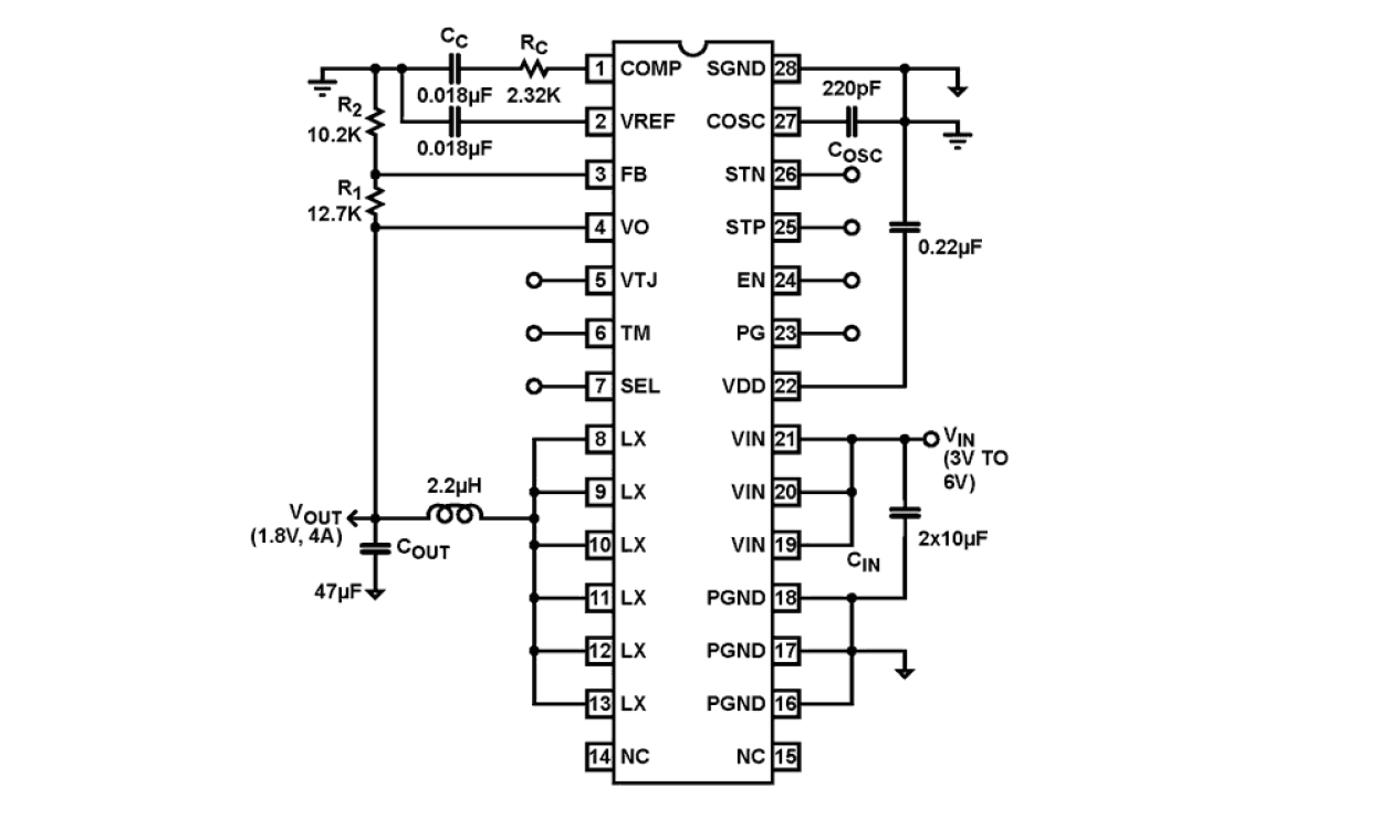 EL7554 Functional Diagram