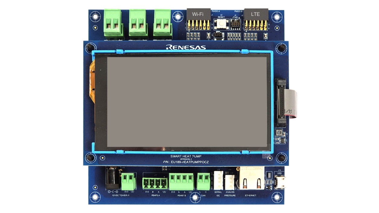 EU189-HEATPUMPPOCZリファレンスデザインボード- 上面