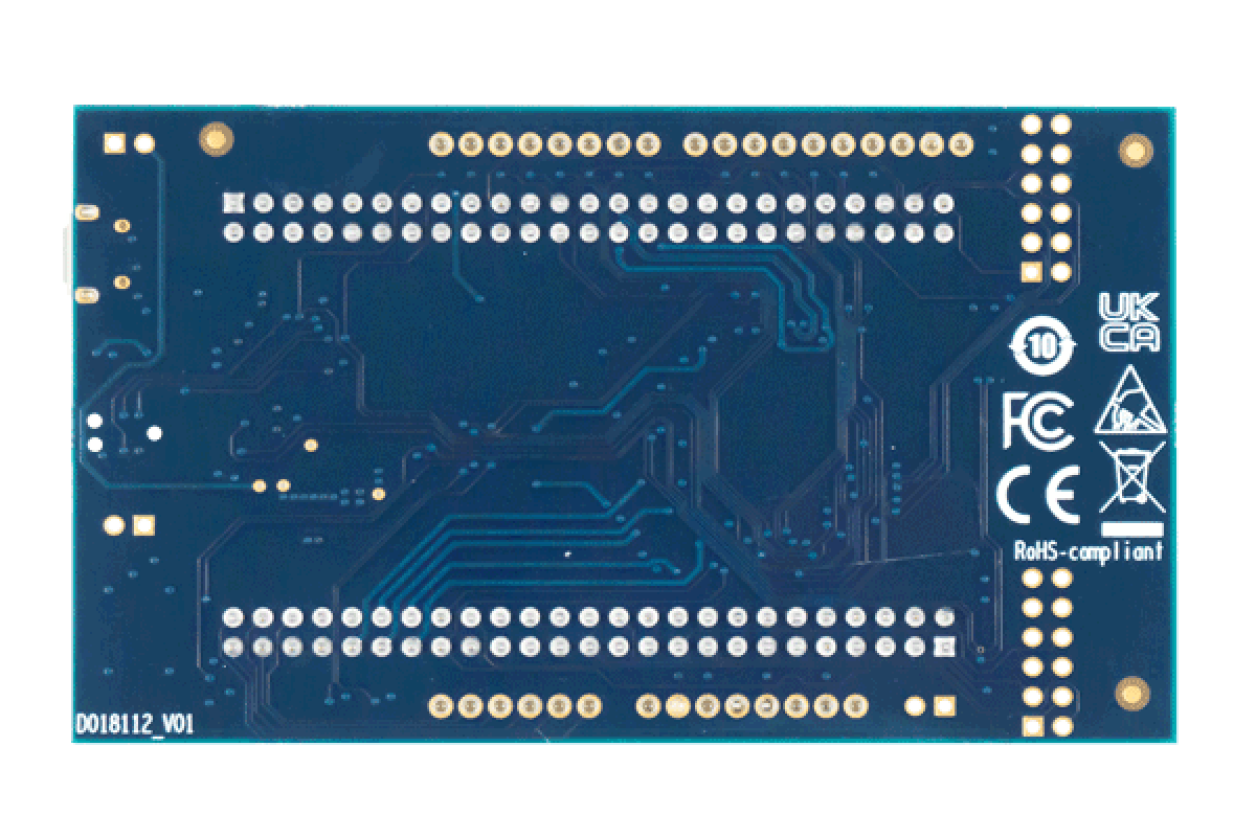 RA4E1 Fast Prototyping Board - Bottom