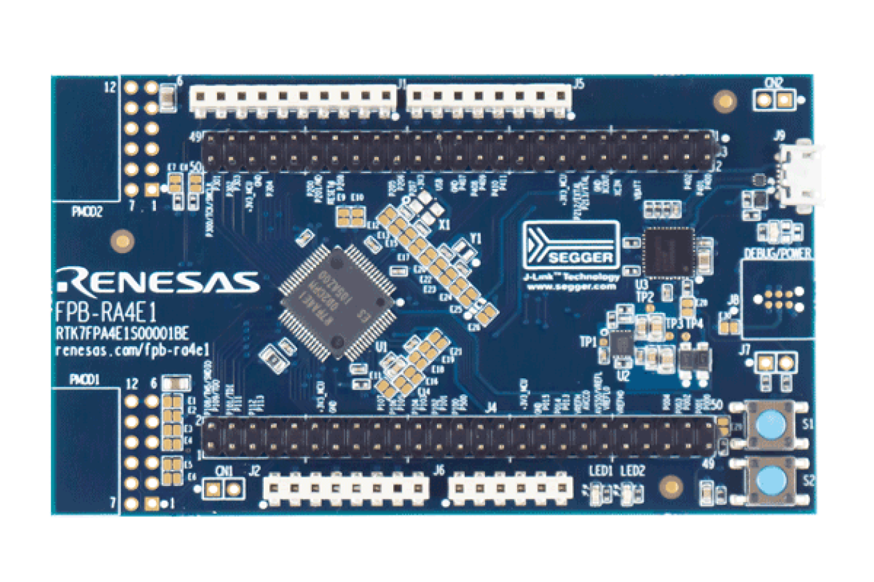 RA4E1 Fast Prototyping Board - Top