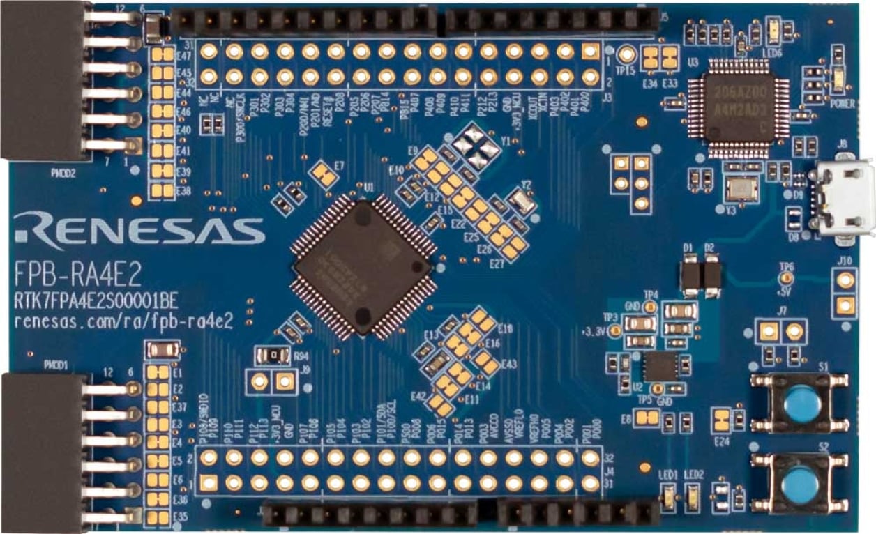 FPB-RA4E2 - RA4E2 Fast Prototyping Board | Renesas ルネサス