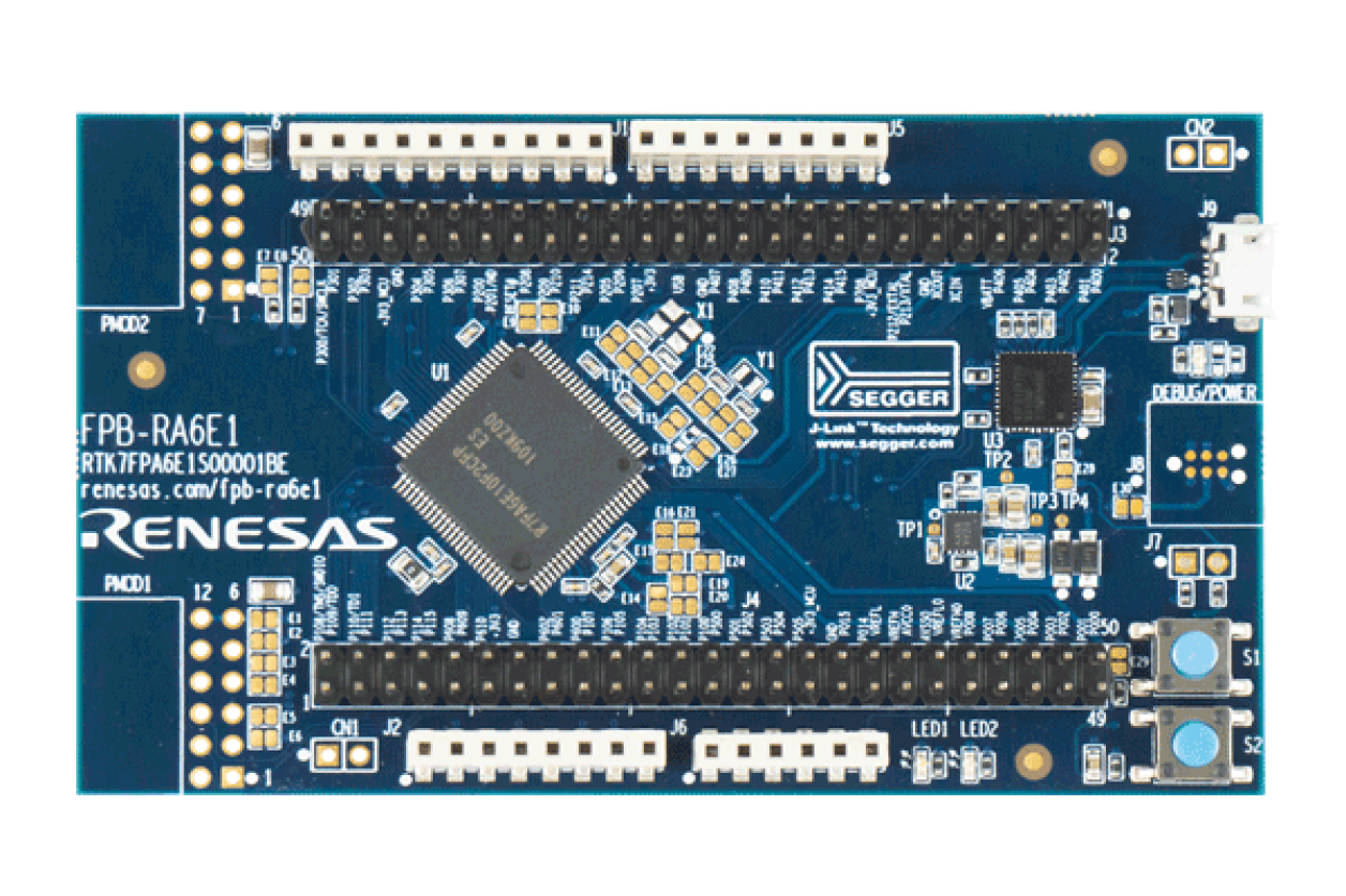RA6E1 Fast Prototyping Board - Top