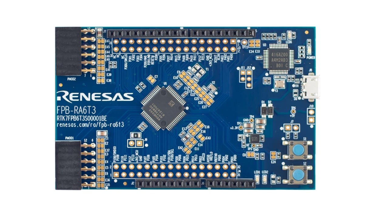 FPB-RA6T3 Fast Prototyping Board - Top