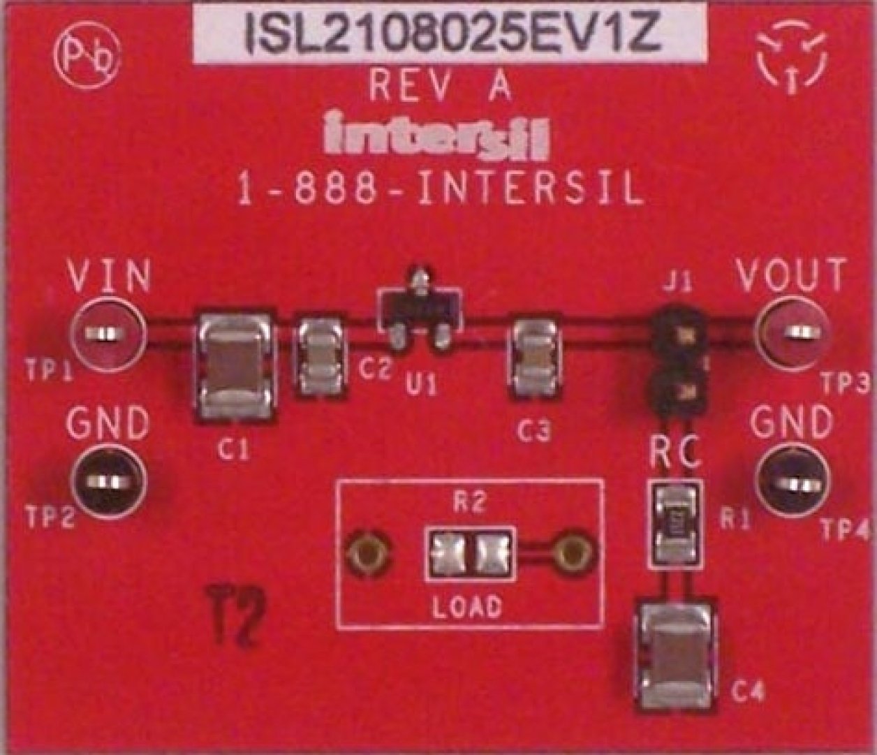 ISL21080xxEV1Z - 300nA Nano Power Voltage Reference Evaluation