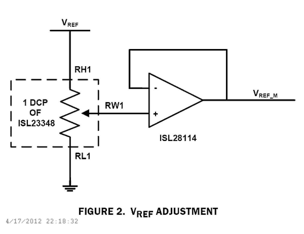 ISL23348 Functional Diagram