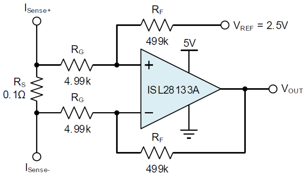 ISL28133A Typical Application Circuit