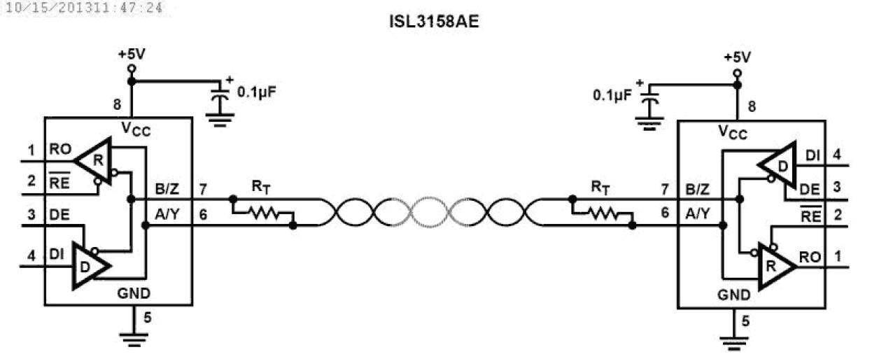 ISL3158AE Functional Diagram