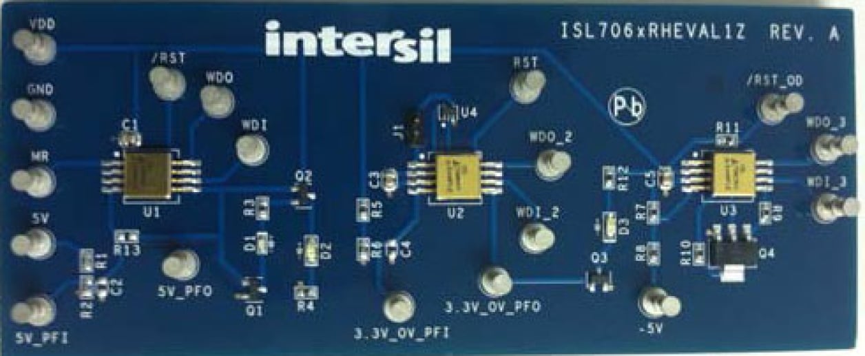 ISL706xRHEVAL1Z - Radiation Hardened, 3.3V Microprocessor
