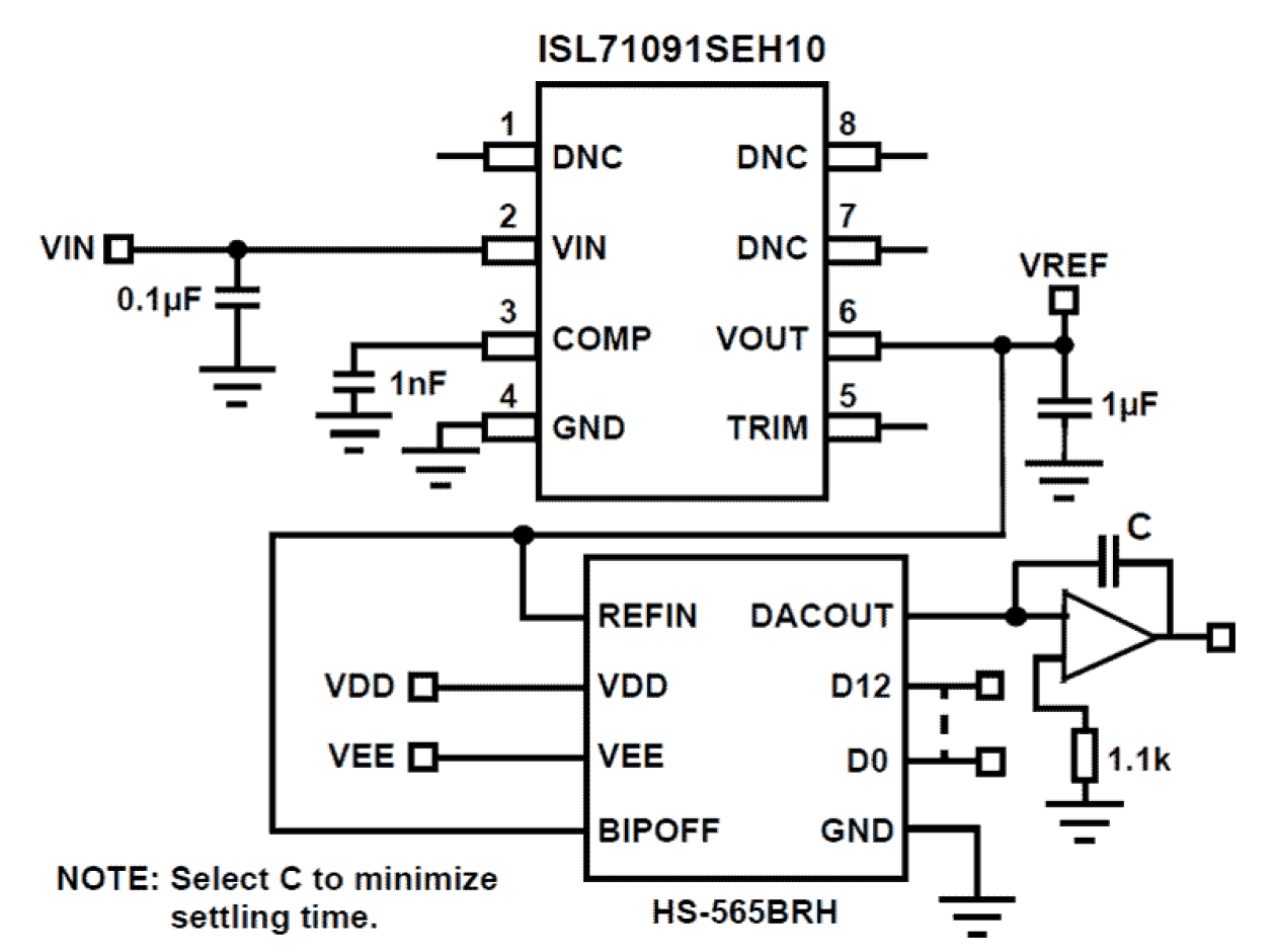 ISL71091SEH10 Functional Diagram
