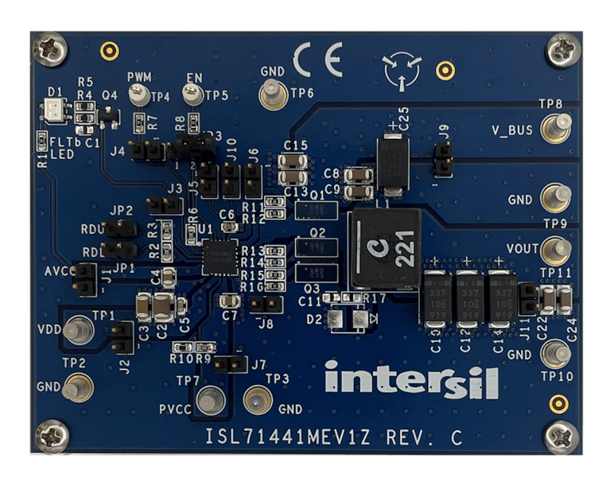ISL71441MEV1Z Evaluation Board