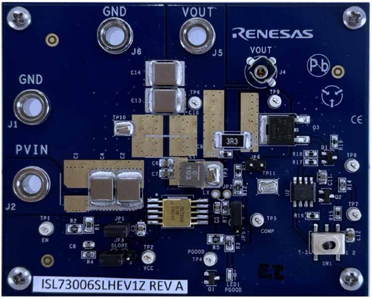 ISL73006SLHEV1Z - 12VIN to 3.3VOUT Radiation Hardened Point-of