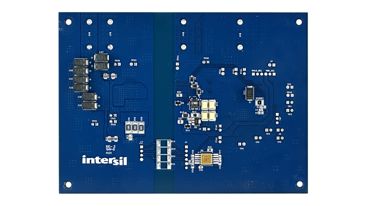 ISL73846MEV2Z Evaluation Board - Bottom