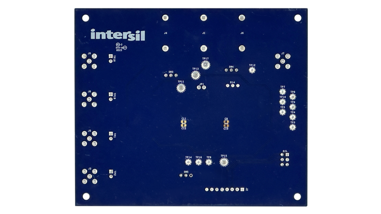 ISL74420SLHEV1Z Evaluation Board - Bottom