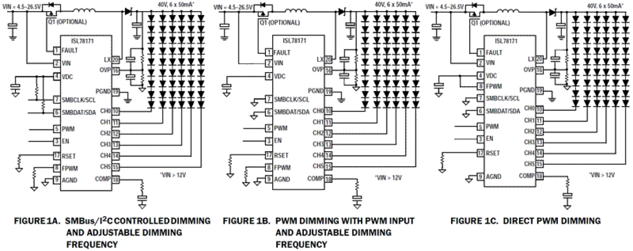 ISL78171 Functional Diagram