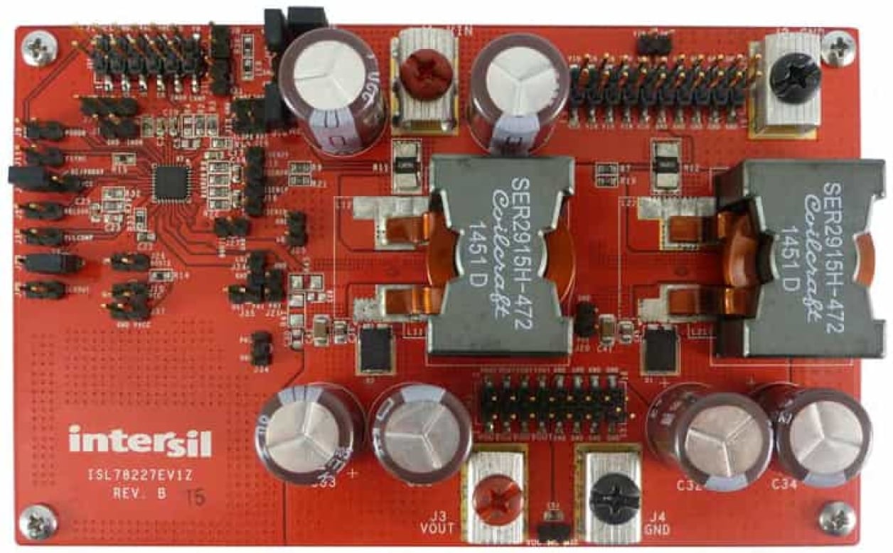 ISL78227EV1Z Board Top