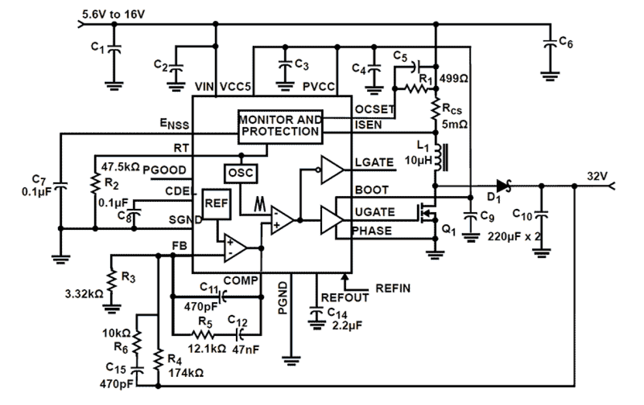ISL8130 Functional Diagram