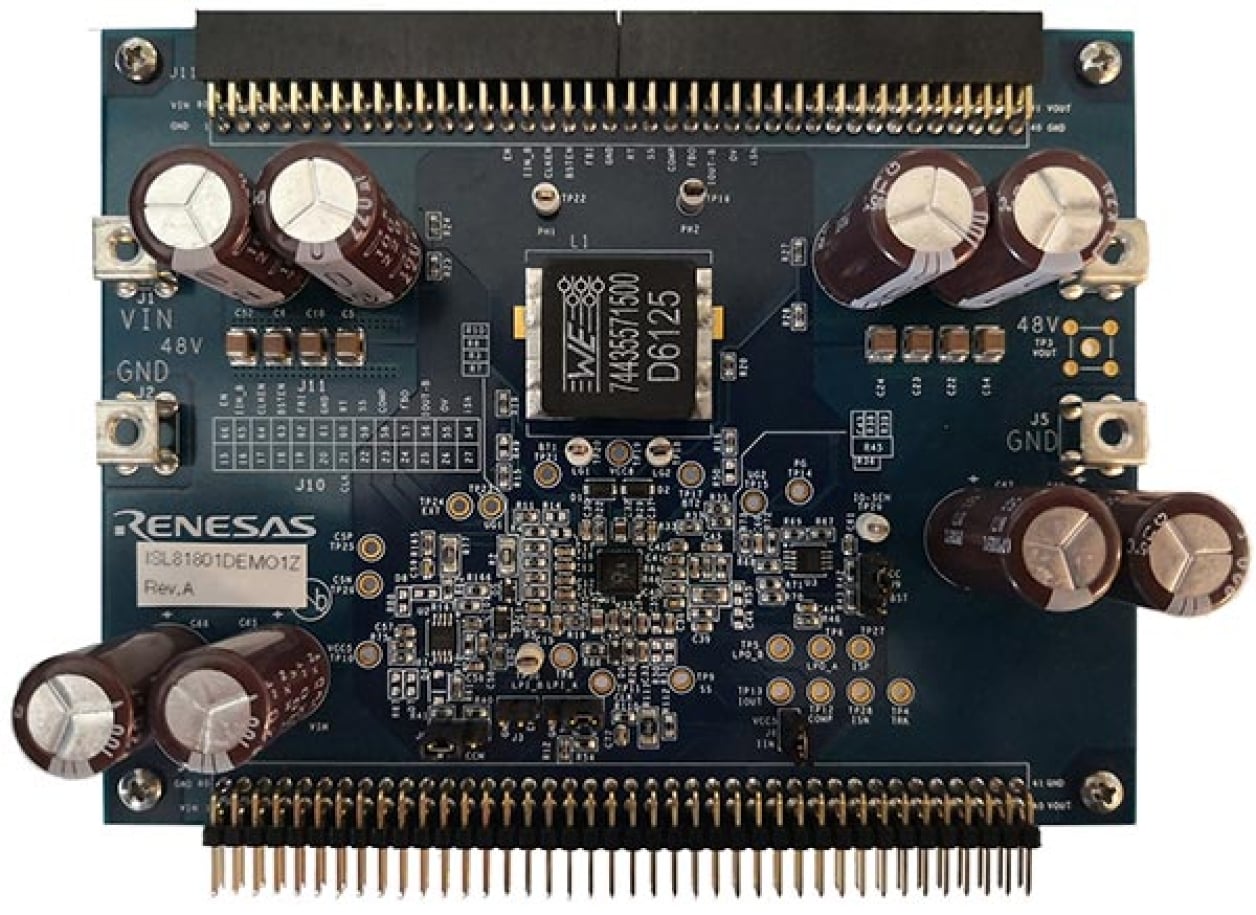 ISL81801DEMO1Z - 80V 双方向 4 スイッチ同期昇降圧コントローラ
