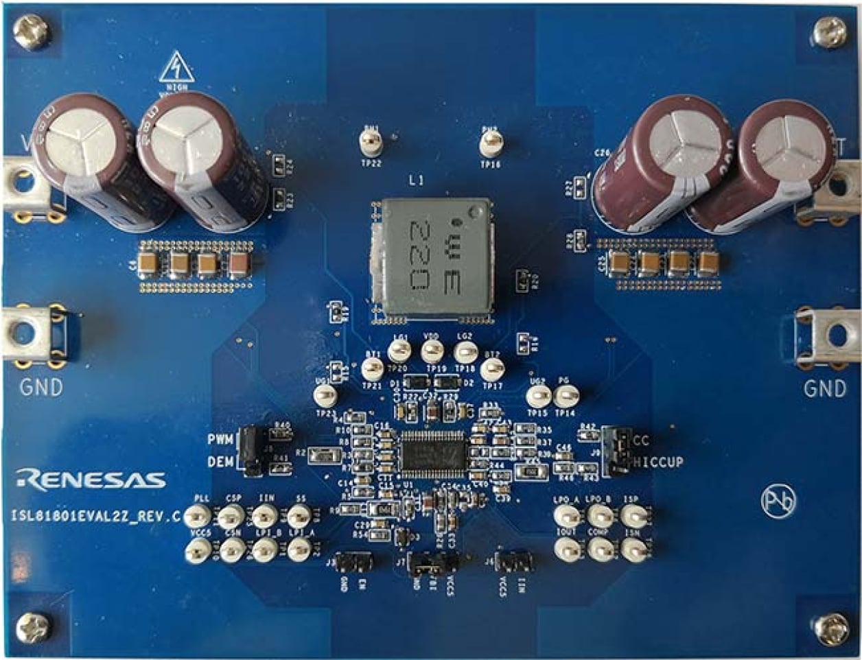 ISL81801EVAL2Z - 80V Synchronous Buck-Boost Controller Evaluation