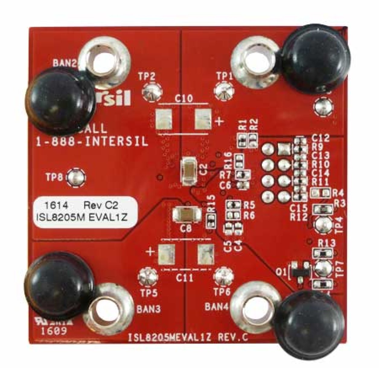 ISL8205MEVAL1Z Power Module Eval Board Bottom