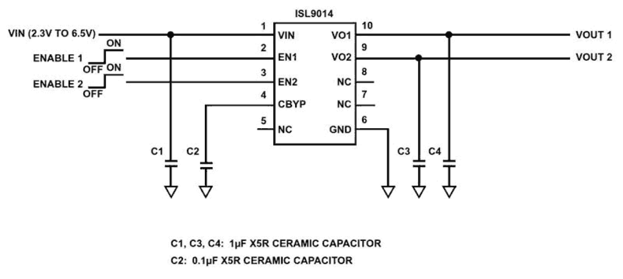 ISL9014 Functional Diagram