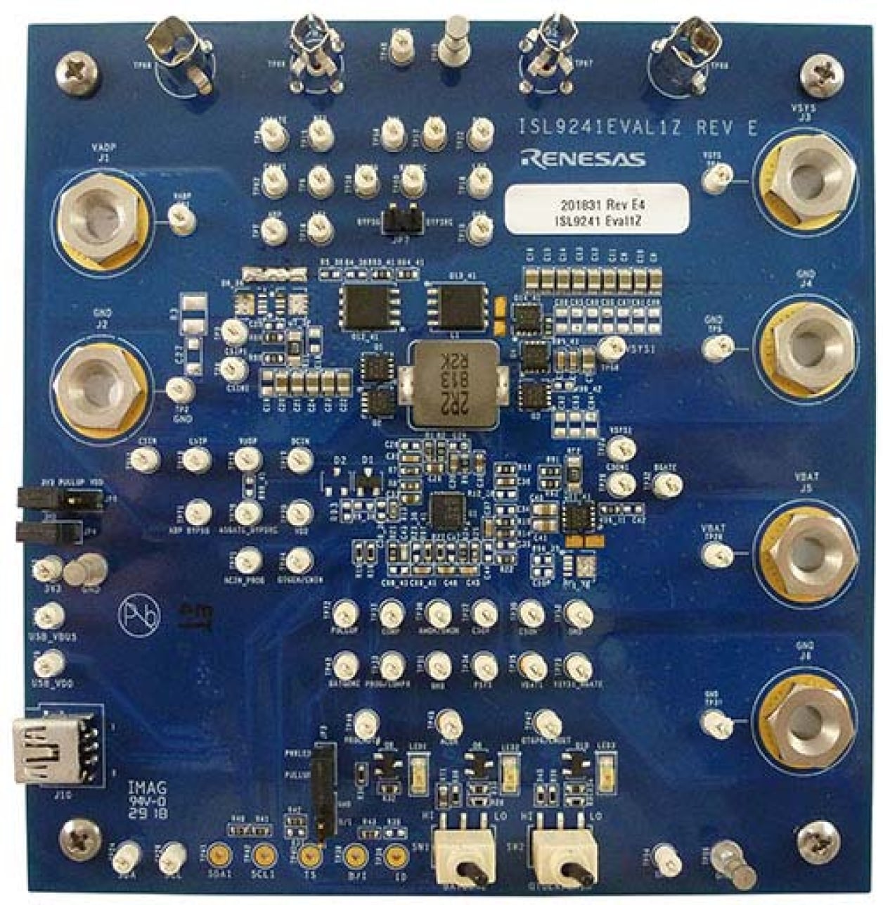 ISL9241EVAL1Z - USB-C Buck-Boost Charger Evaluation Board | Renesas