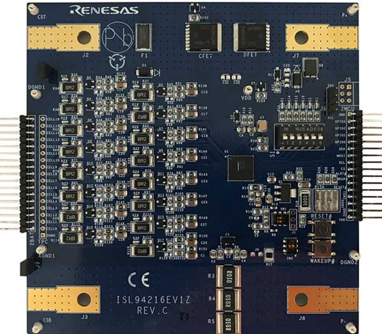 ISL94216EVKIT1Z - 16-Cell Battery Front End Evaluation Kit | Renesas