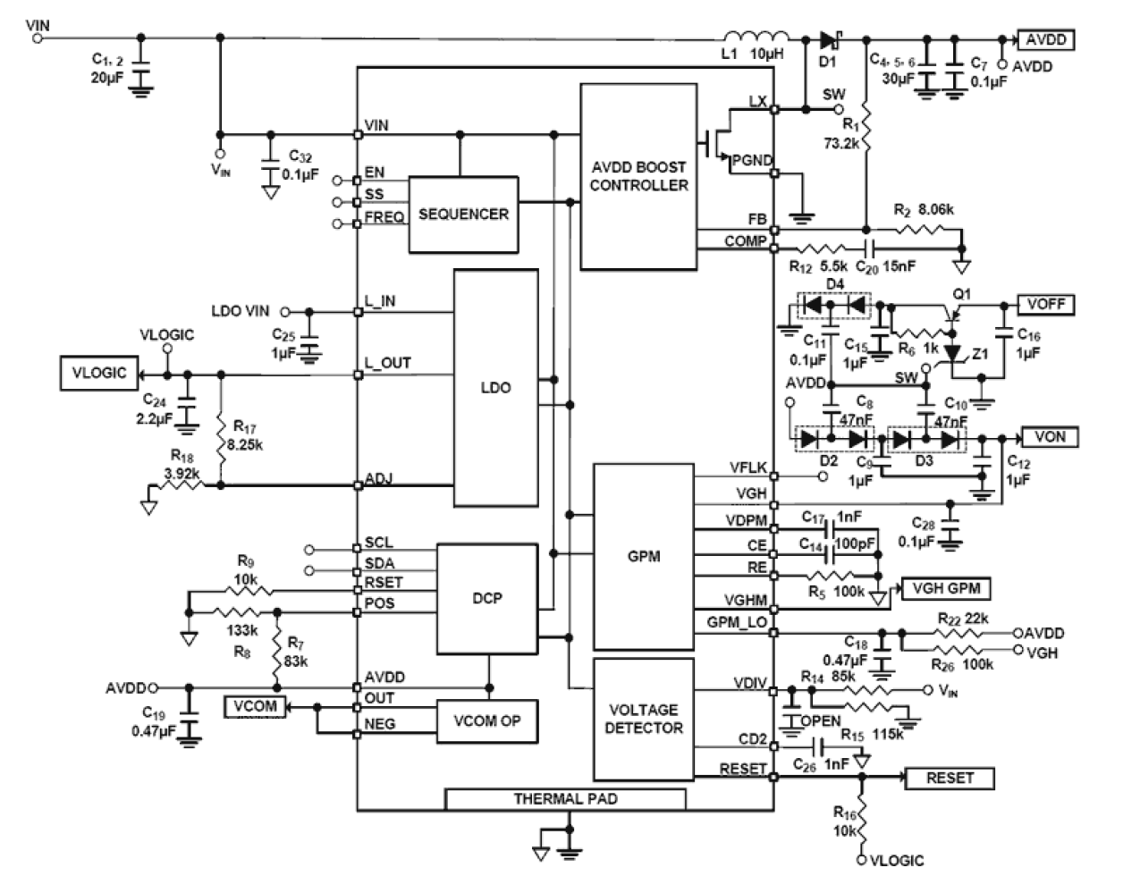 ISL97649AR5566 Functional Diagram