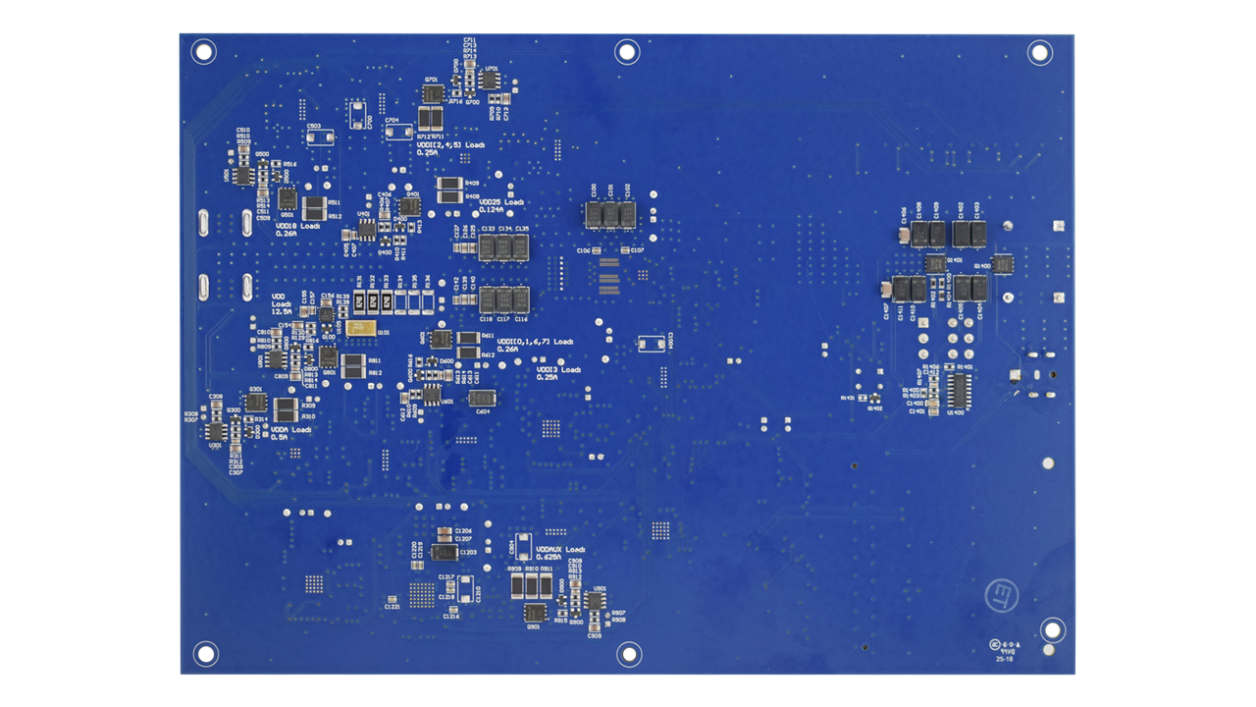 ISLRTPFDEMO1Z + ISL71148VMREFEV2Z リファレンスデザインボード - 底面