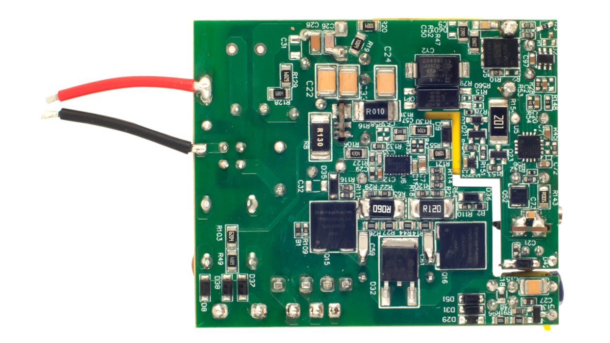 Bottom image of the EBC10293 evaluation board.