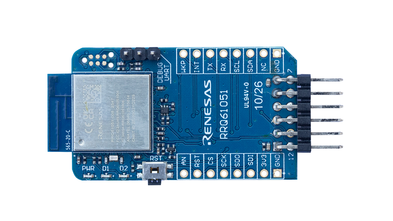 QCIOT-RRQ61051EVZ Board - Top