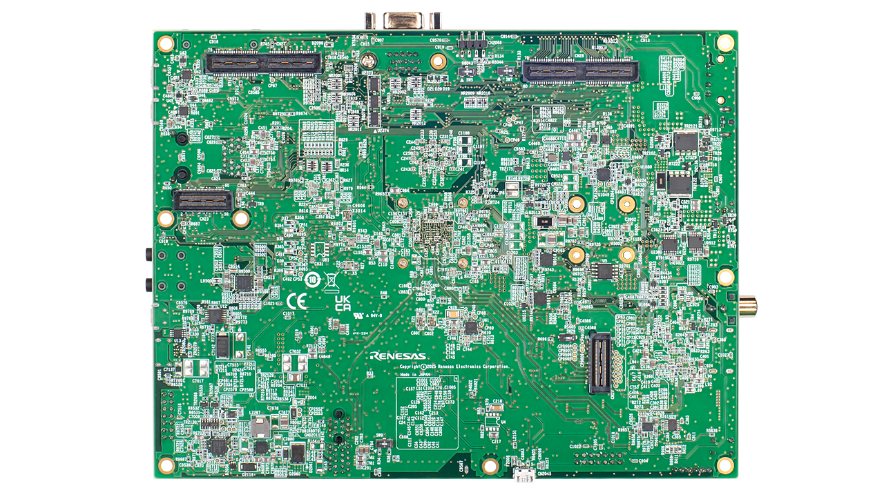 RTP8A779MDASKB0F10S(R-Car M3Le Geist)評価ボードの裏面