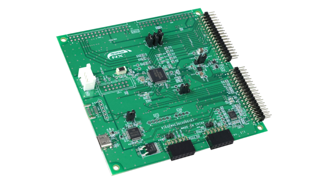 MCB-RX26T-TYPE-C Development Board - Angle