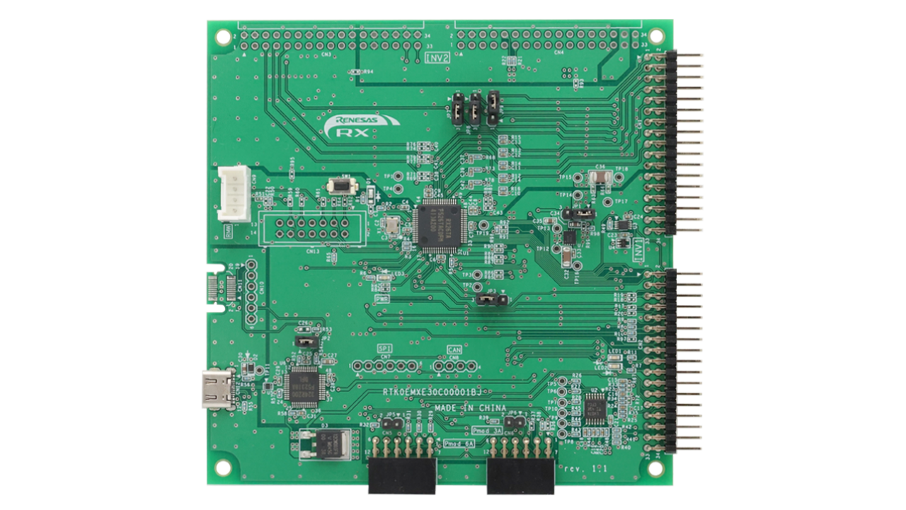 MCB-RX26T-TYPE-C Development Board - Top