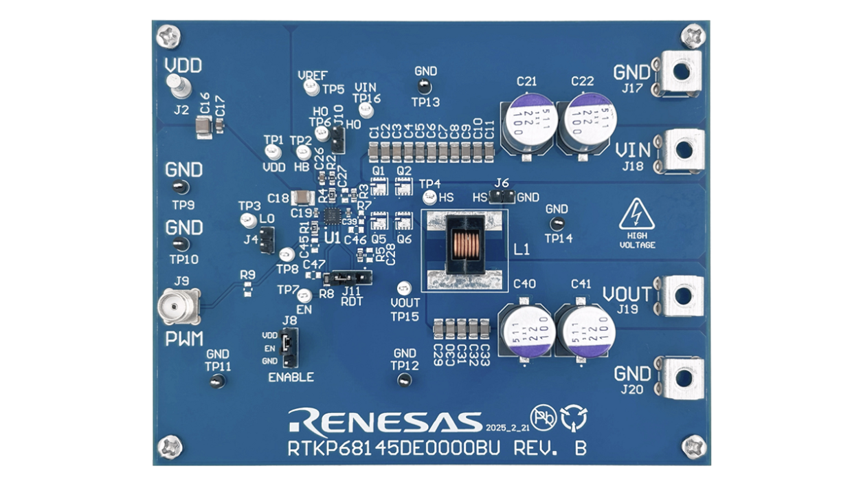 RTKP68145DE0000BU Evaluation Board - Top