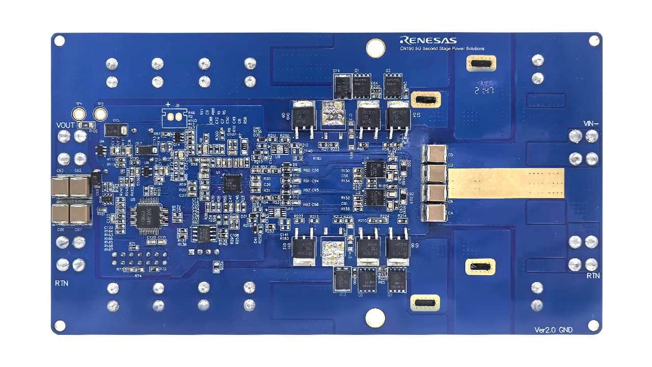 CN190-1-5GPWR-REFZ Reference Design Board - Top