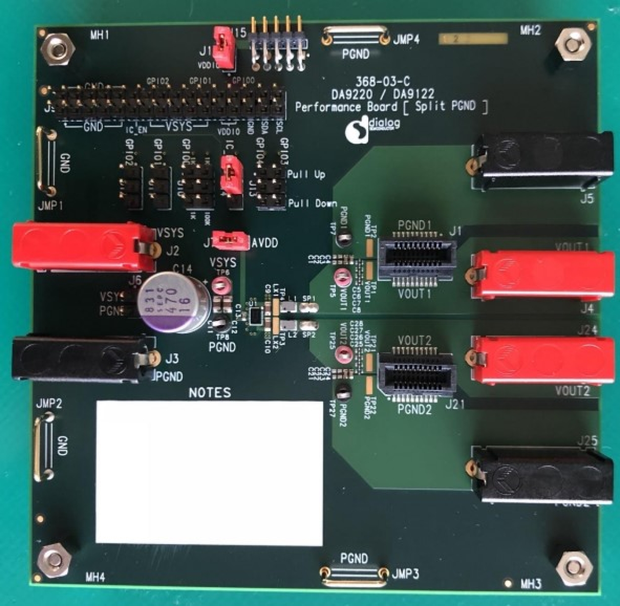 DA9217/DA9121 Sub-PMIC Evaluation Board