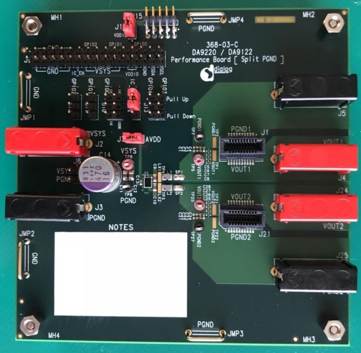 DA9220/DA9122 Sub-PMIC Evaluation Board
