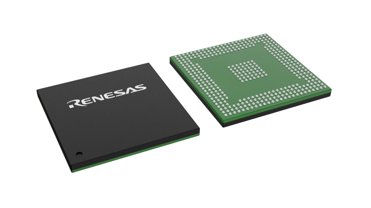 3D illustration featuring top and bottom views of FBGA chip package with 373 lead count.