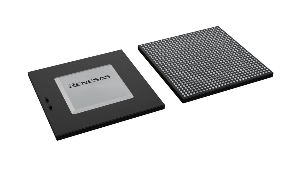 3D illustration featuring top and bottom views of FBGA IC chip package with 841 lead count